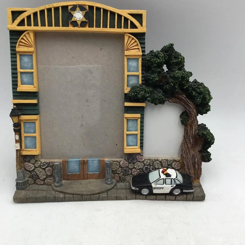 Vanmark Protectors of Peace 1999 Sheriff Office Police Car Resin Picture Frame